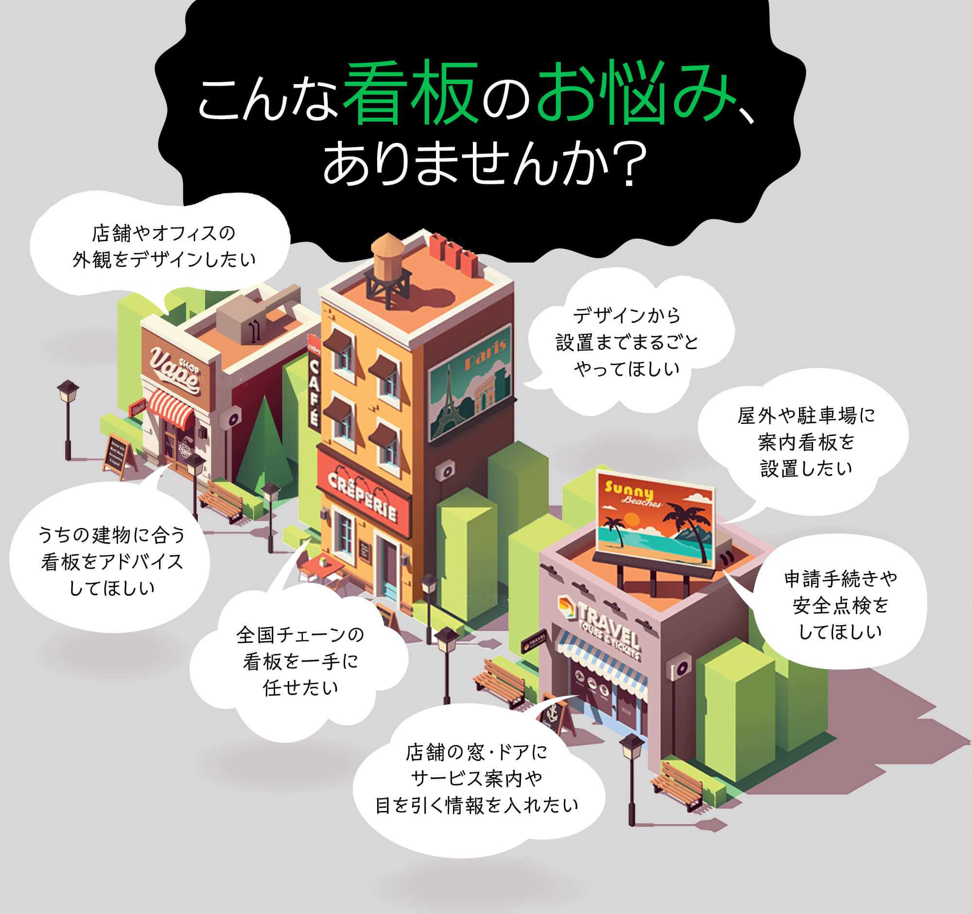 こんな看板のお悩み、ありませんか？