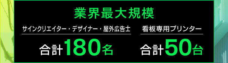 業界最大規模